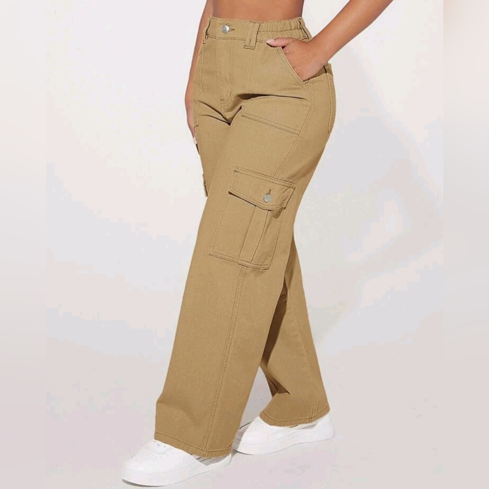casual skin color pants